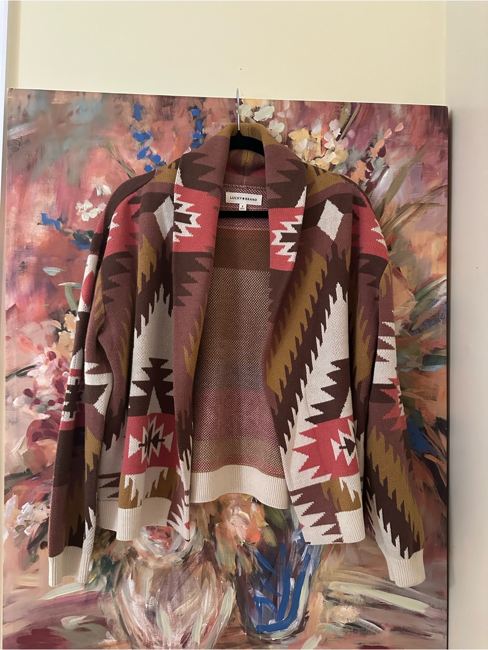 Lucky brand Southwestern Knit Cardigan Jacket - Multicolor